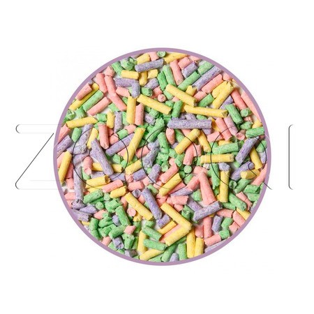 Cat Step Tofu Tutti Frutti Растительный комкующийся наполнитель (лимонная карамель)