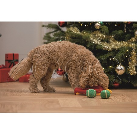 Beeztees Игрушка «Рождественские сани» для собак, 23 см