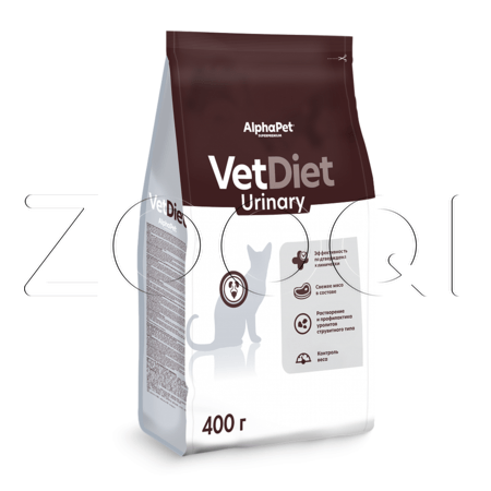 Корм AlphaPet Vet Diet Urinary для кошек и котов (индейка, курица)