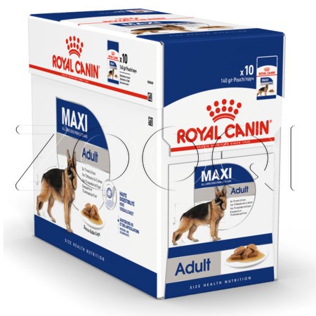 Royal Canin Maxi Adult (кусочки в соусе), 140 г