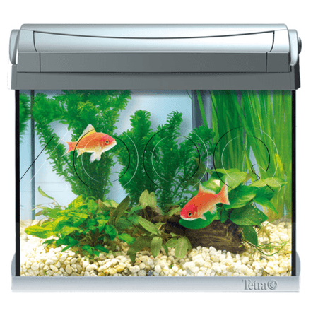 Tetra Аквариумный комплект для золотых рыбок AquaArt LED Goldfish, серый 20л