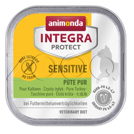 Animonda Integra Protect Sensitive для кошек при аллергии (индейка), 100 г