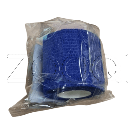 Бинт ветеринарный самофиксирующийся горький (синий)