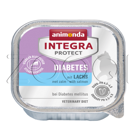 Animonda Integra Protect Diabetes для кошек при диабете (лосось), 100 г
