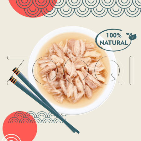 Консерва INABA CIAO Toromi для кошек (куриное филе, тунец Магуро, морской гребешок), 80 г