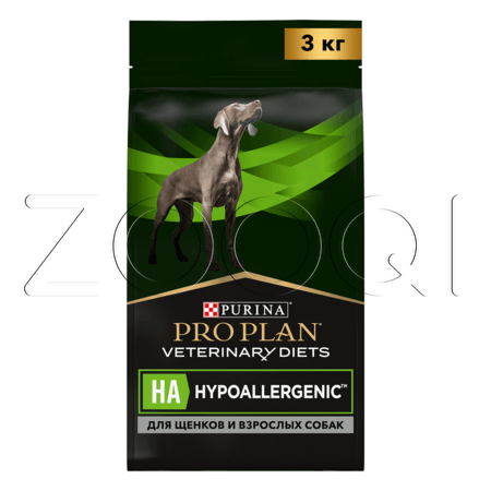 Purina Pro Plan Veterinary Diets HA Hypoallergenic при пищевой аллергии и непереносимости