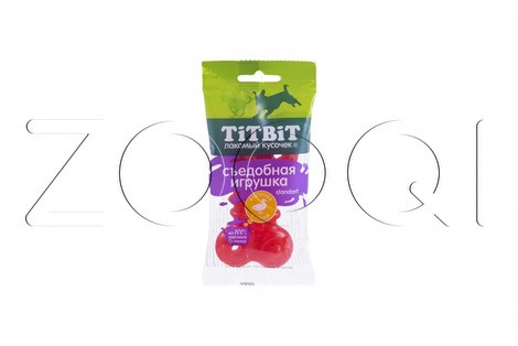 TiTBiT Съедобная игрушка косточка с уткой Standart, 50 г