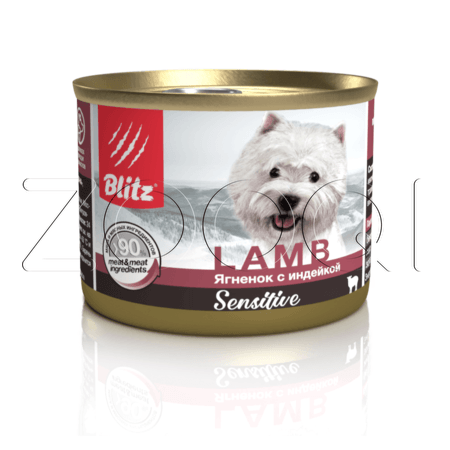 Blitz Sensitive Dog Lamb & Turkey для собак всех пород и возрастов (Ягненок с индейкой)