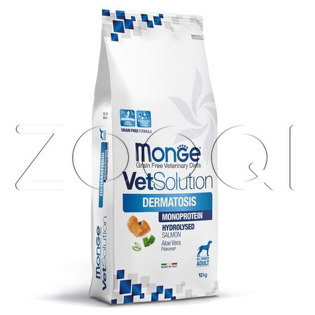 Корм Monge VetSolution Dog Dermatosis для собак (лосось)