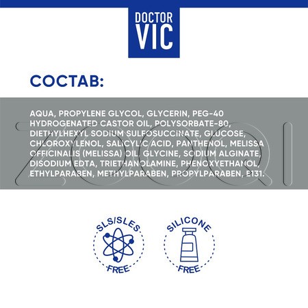 DOCTOR VIC Лосьон для ушей собак и кошек «Очищение и подсушивание», 60 мл