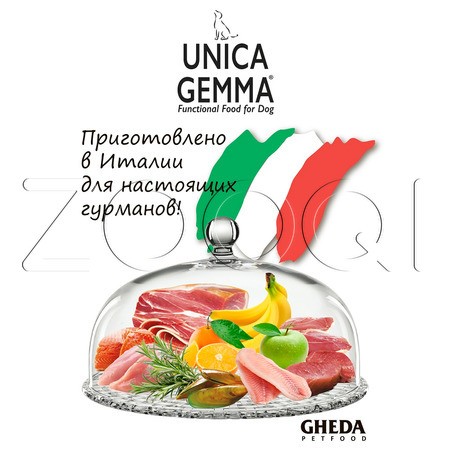 Unica Gemma Puppy Maxi для щенков крупных и гигантских пород (лосось)
