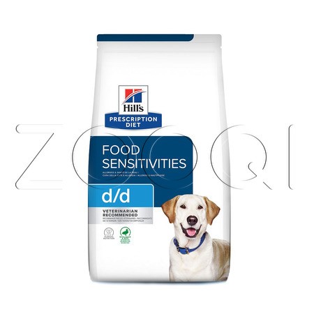 Hill's Prescription Diet d/d Food Sensitivities для собак (утка, рис)