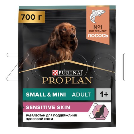 Purina Pro Plan Sensitive Skin Small & Mini Salmon Adult для взрослых собак мелких и карликовых пород (лосось)