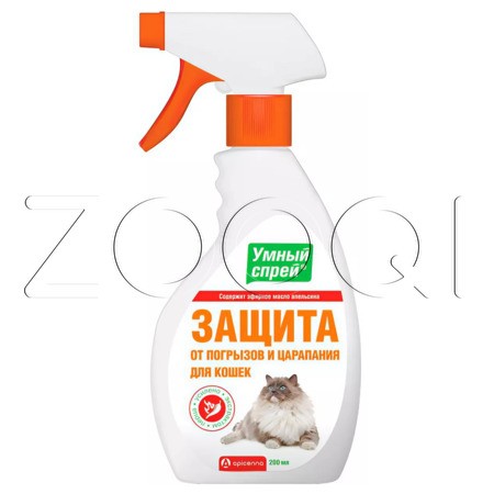 Apicenna Умный Спрей Защита от погрызов для кошек, 200 мл
