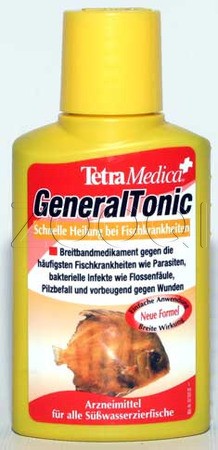 Tetra Лекарственный препарат для лечения бактериальных инфекций, болезней у декоративных рыб Medica GeneralTonic 100 мл