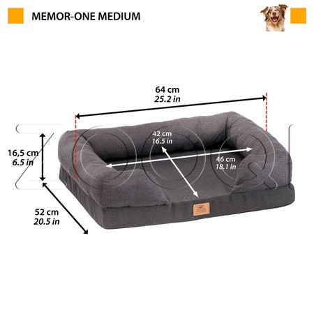 Ferplast Лежак MEMOR-ONE для собак