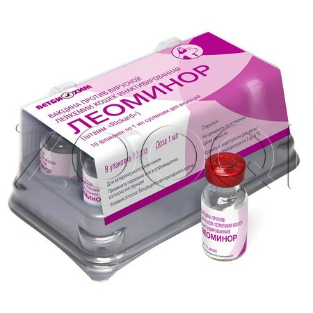 Леоминор Вакцина для кошек, 10 доз