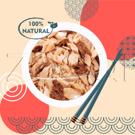 Пауч INABA CIAO Kinnodashi для кошек (тунец Магуро и Кацуо, сёмга), 60 г