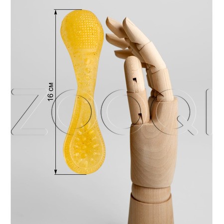 INDIGO Игрушка Кость «Ложка» с кукурузным волокном для собак, 16x4,5 см