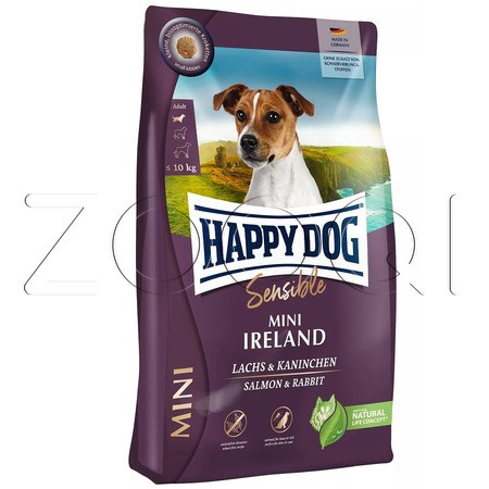 Happy Dog Sensible Mini Ireland (лосось, кролик)