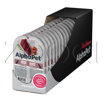 Рагу AlphaPet Superpremium MonoProtein для собак (утка в соусе), 100 г