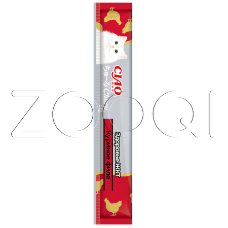 INABA CIAO Churu Пюре-лакомство «Здоровье ЖКТ» для кошек (куриное филе), 14 г x 4 шт