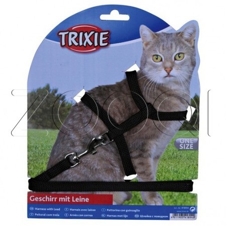 Набор "Trixie" (шлея + поводок) для кошек