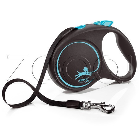 Flexi Рулетка-поводок Black Design L, лента 5 м