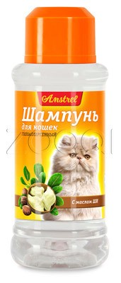 Amstrel Шампунь для кошек гипоаллергенный с маслом ши