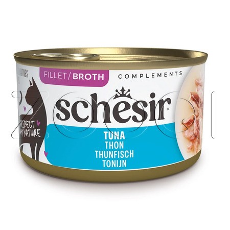 Консерва Schesir Cat Complements для кошек (тунец в бульоне), 70 г