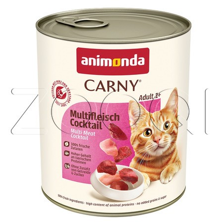 Консерва Carny Adult для кошек (мультимясной коктейль), 800 г