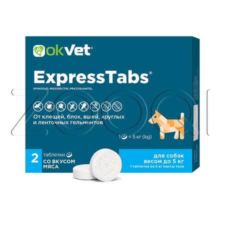 OKVET ExpressTabs Таблетки для собак