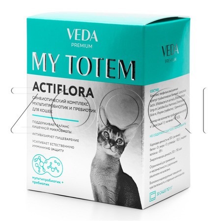 VEDA MY TOTEM ACTIFLORA Синбиотический комплекс для кошек