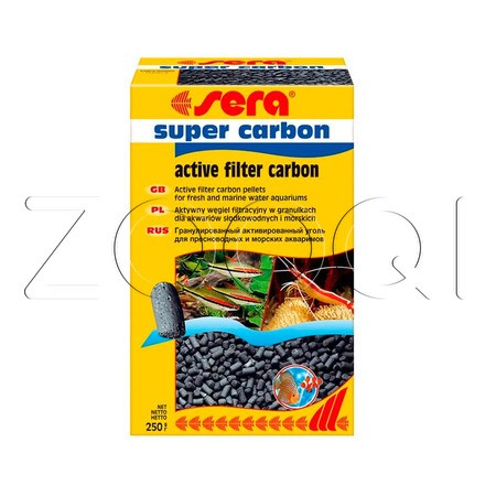 Наполнитель для фильтра Sera Super carbon уголь (250 гр)