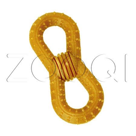 INDIGO Игрушка «Восьмёрка» с кукурузным волокном для собак, 16x7 см