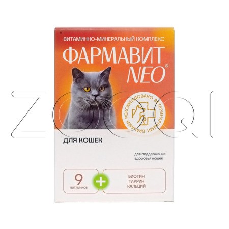 Фармавит NEO для кошек, 60 табл