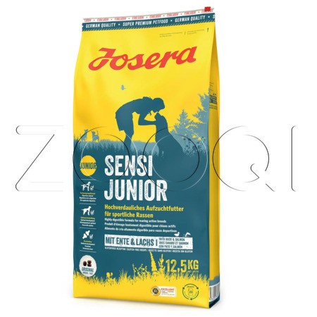 Корм Josera Sensi Junior для молодых собак (утка, лосось)