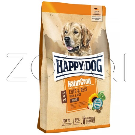 Happy Dog NaturCroq Duck & Rice 22/9 (утка и рис), 11 кг