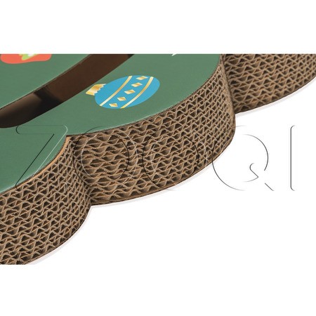 Beeztees Когтеточка-игрушка «Рождественская ель», 42x40x4,5 см