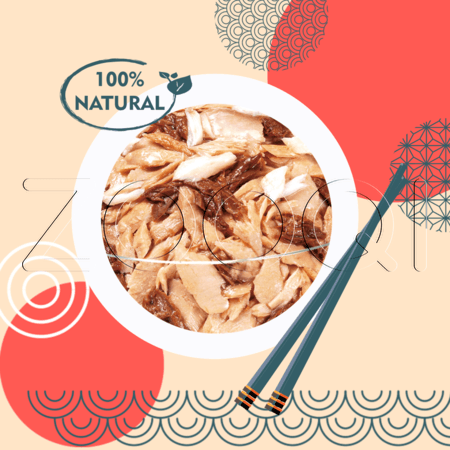 Пауч INABA CIAO Kinnodashi для кошек (тунец Магуро и Кацуо, палтус), 60 г