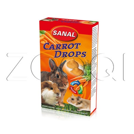 Мультивитаминное лакомство Sanal с морковью для грызунов