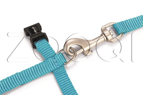 Beeztees Нейлоновая шлейка с поводком для кошек Uni, 27-45 х 1 см