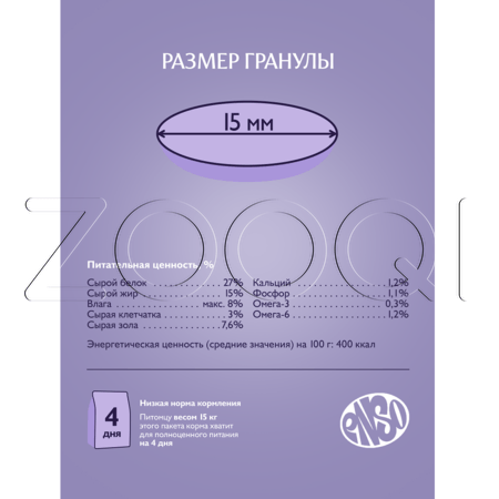 Корм ENSO Dog Formula Special Select для собак (ягненок, томат)