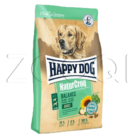 Happy Dog NaturCroq Balance 23/10 (птица, творог, шпинат)