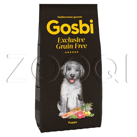 Gosbi Exclusive Grain Free Puppy беззерновой для щенков всех пород (лосось, баранина)