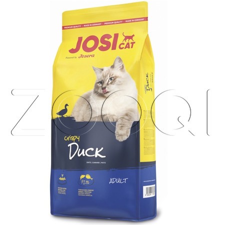Josera JosiCat Crispy Adult Duck для взрослых кошек (утка), 10 кг
