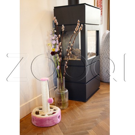 Beeztees Когтеточка-столбик с тайником, 27 х 27 х 40 см