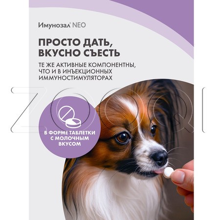Имунозал NEO для средних и крупных собак, 6 табл