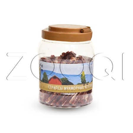 Nord Farm Лакомство Стрипсы мраморные из утки для собак