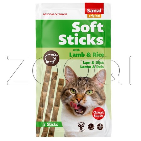 Sanal Колбаски Soft Sticks (ягнёнок, рис)